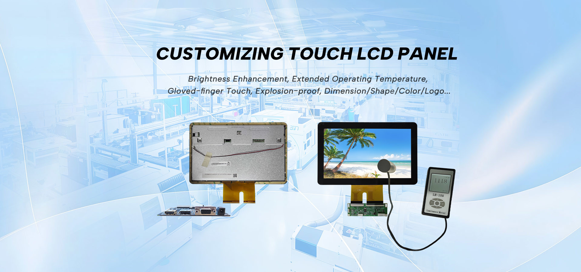 qualité Panneau LCD tactile usine