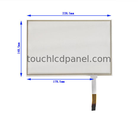 acheter 217 x 136,2 mm 10,1 pouces écran tactile résistant avec connexion FPC Temps de réponse de 10 ms online manufacture