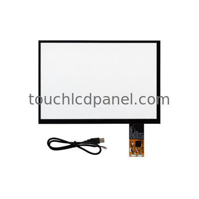 Écrans tactiles PCAP multi-touch de verre trempé de 10,1 pouces avec contrôleur tactile ILITEK