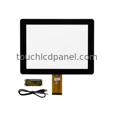 10 point 10.4 pouces panneau d'écran tactile capacitif pour verre tactile avec résolution automatique