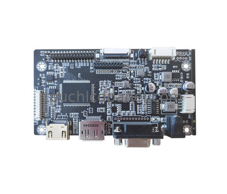 Plaque AD de qualité industrielle avec ports d'entrée HDMI et VGA pour les moniteurs de température de fonctionnement à large interface LVDS et EDP