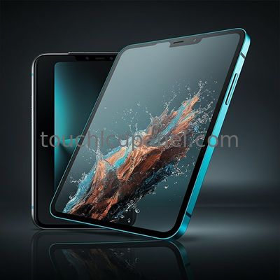 Verre trempé pour divers appareils Bézel avec écran tactile imprimé en couleur Verre avant