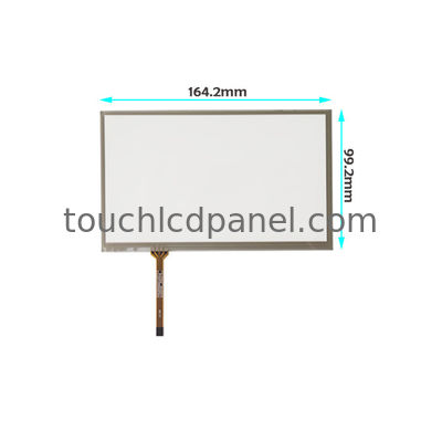 Panneau tactile résistif de 7 pouces avec film ITO sur des couches de verre ITO pour panneau LCD 1024 x 600 800 x 480