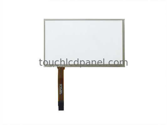 Panneau tactile résistif 7 pouces à 4 fils avec boîtier 4 broches 2.54 pour écran LCD 7 pouces 1024x600 et 800x480