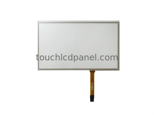 Panneau tactile résistif 4 fils de 10,1 pouces avec câble de connexion à boîtier 4 broches 2,54 pour écran LCD large avec résolution 1024x600 ou 1920x1080