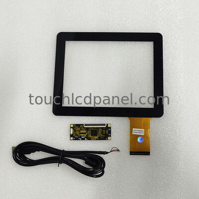 Verre tactile capacitif Multi Touch de 8,0 pouces doté d'une interface USB Plug and Play pour un contrôle tactile précis et une durabilité