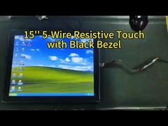 Écran tactile résistif à 5 fils ultra durable de 15 pouces avec une transmission élevée pour les soins médicaux