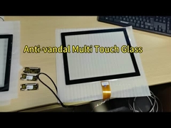 Panneau tactile capacitif en verre de protection anti-vandalisme de 15 pouces et 6 mm pour écran LCD de résolution 1024x768