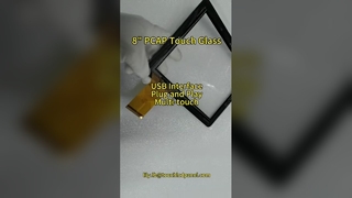 Prise USB à écran tactile PCAP de 8 pouces